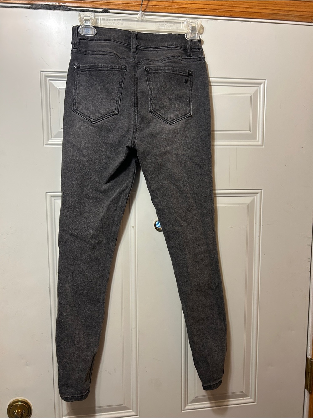 Wallflower Charcoal Gray Skinny Jeans 3